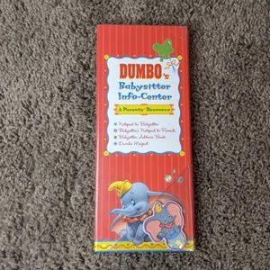 Vintage Disney Dumbo's Babysitter Info-Center (A Parents' Resource) New~Sealed